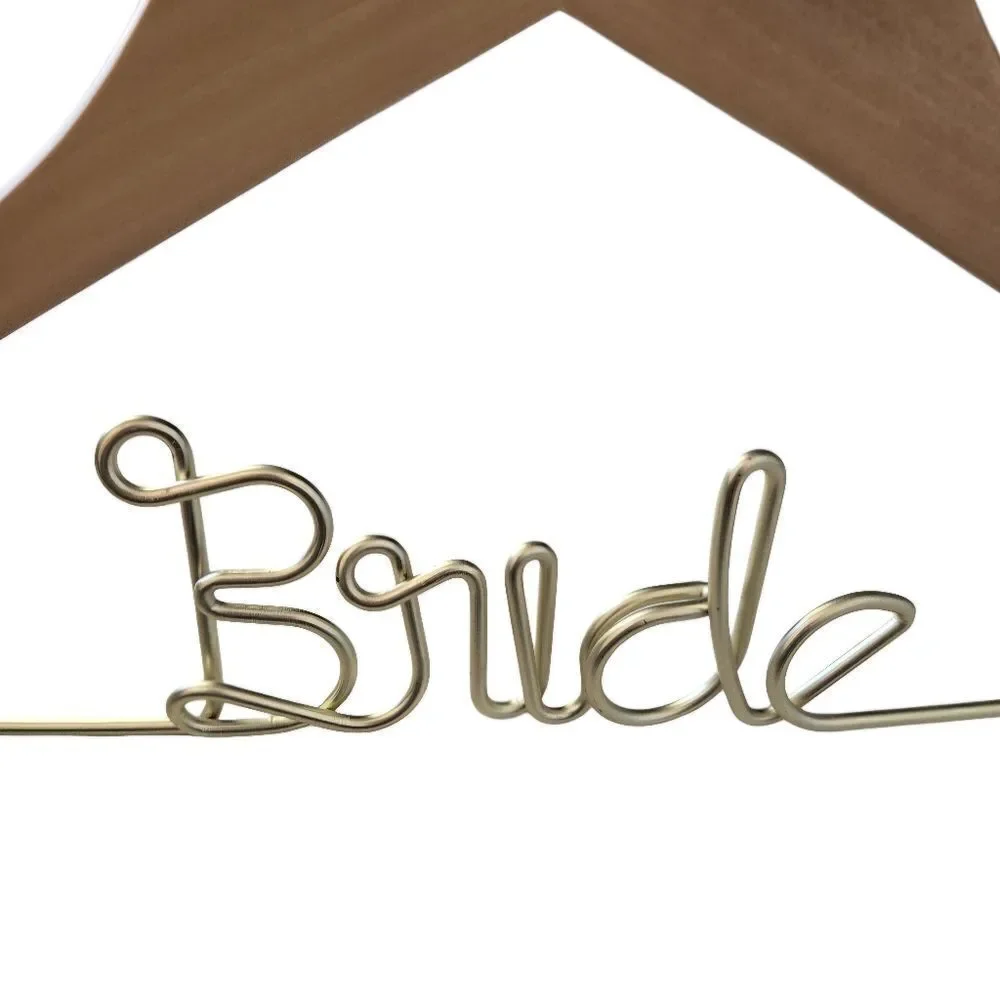 Bride to Be Wedding Dress Hanger Hanger with Bride Wire for Wedding Gown NWOT